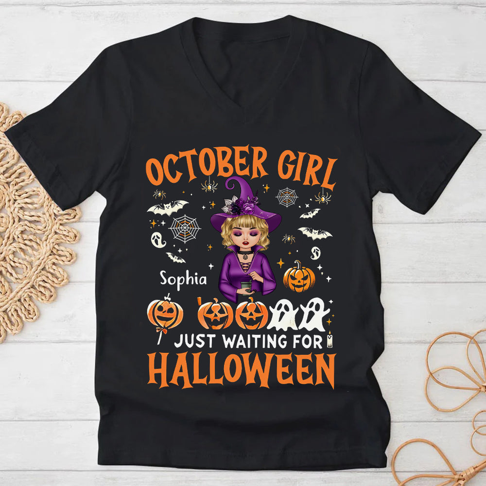 Personalized October Birthday Shirt, Custom Birthday Shirt, Queens was Born In October, October Birthday Shirts For Woman, October Birthday Gifts-YPT-HCT