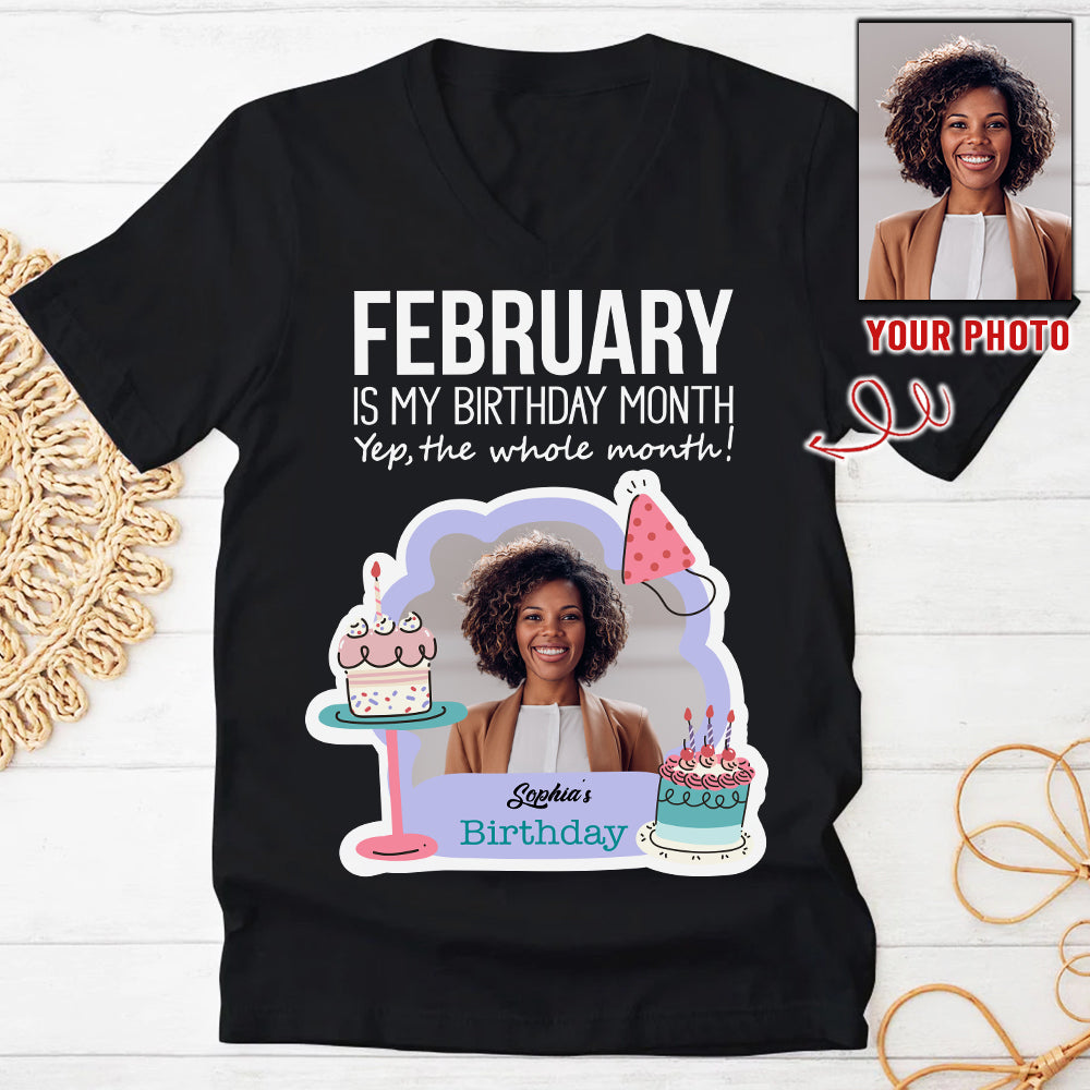 Custom February Birthday Shirt For Woman, Queens Are Born In February Gifts, February Birthday Woman Shirt, February Queen Gift