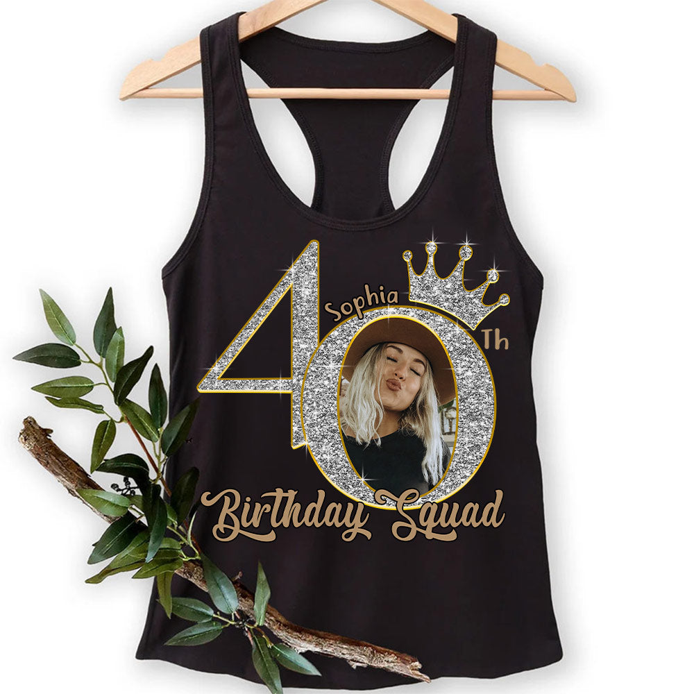 40th Birthday Shirts, Custom Birthday Shirts, Turning 40 Shirt, Gifts For Women Turning 40, 40 And Fabulous Shirt, 40th Birthday Shirts For Her-YPT-HCT