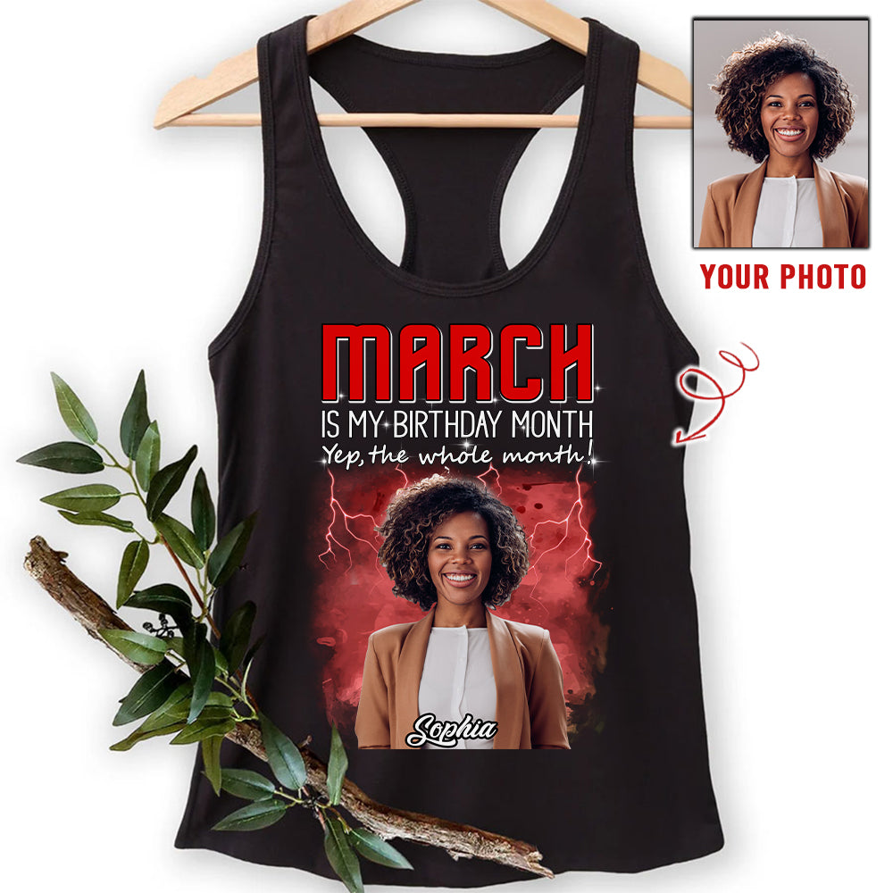 Custom Birthday Shirt, March Birthday Shirts For Woman, March Birthday Gifts