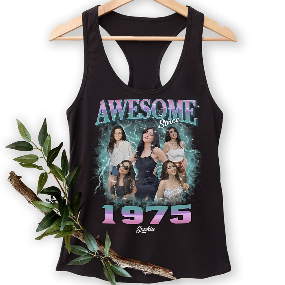 50th Birthday Shirts, Custom Birthday Shirts, Turning 50 Shirt, Gifts For Women Turning 50, 50 And Fabulous Shirt, 1974 Shirt, 50th Birthday Shirts For Her-YPT-HCT