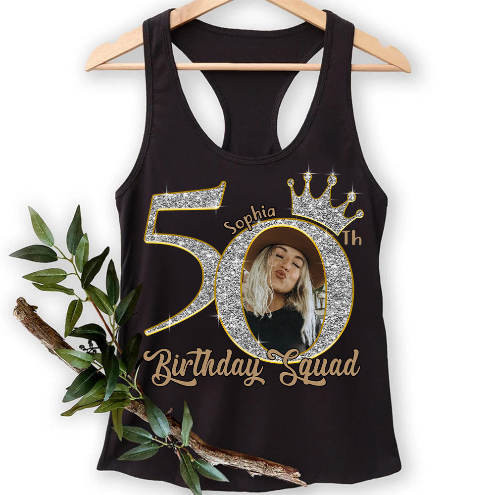 50th Birthday Shirts, Custom Photo Birthday Shirts, Turning 50 Shirt, Gifts For Women Turning 50, 50 And Fabulous Shirt, 50th Birthday Shirts For Her - YPT-HCT
