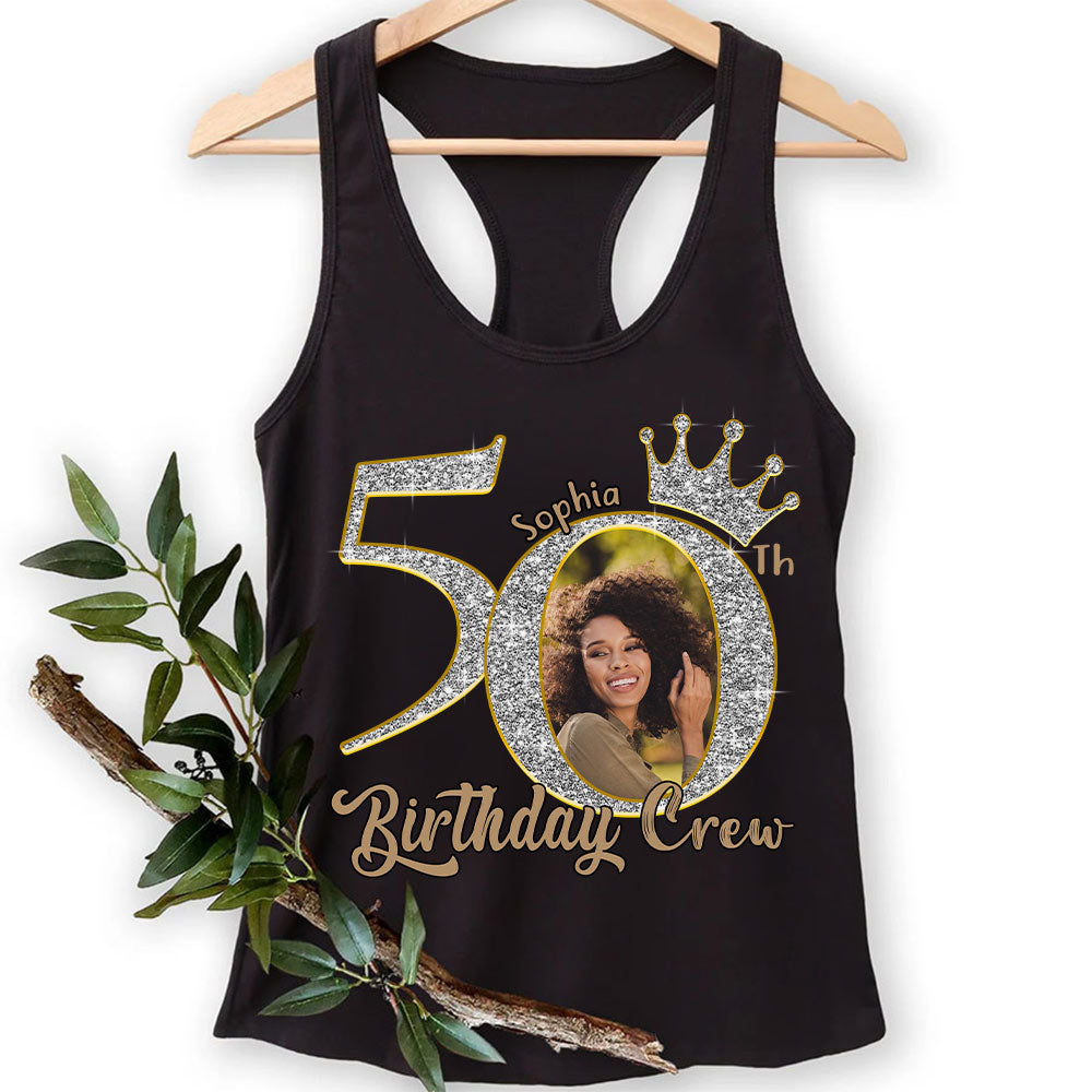 50th Birthday Shirts, Custom Photo Birthday Shirts, Turning 50 Shirt, Gifts For Women Turning 50, 50 And Fabulous Shirt, 50th Birthday Shirts For Her - YPT-HCT