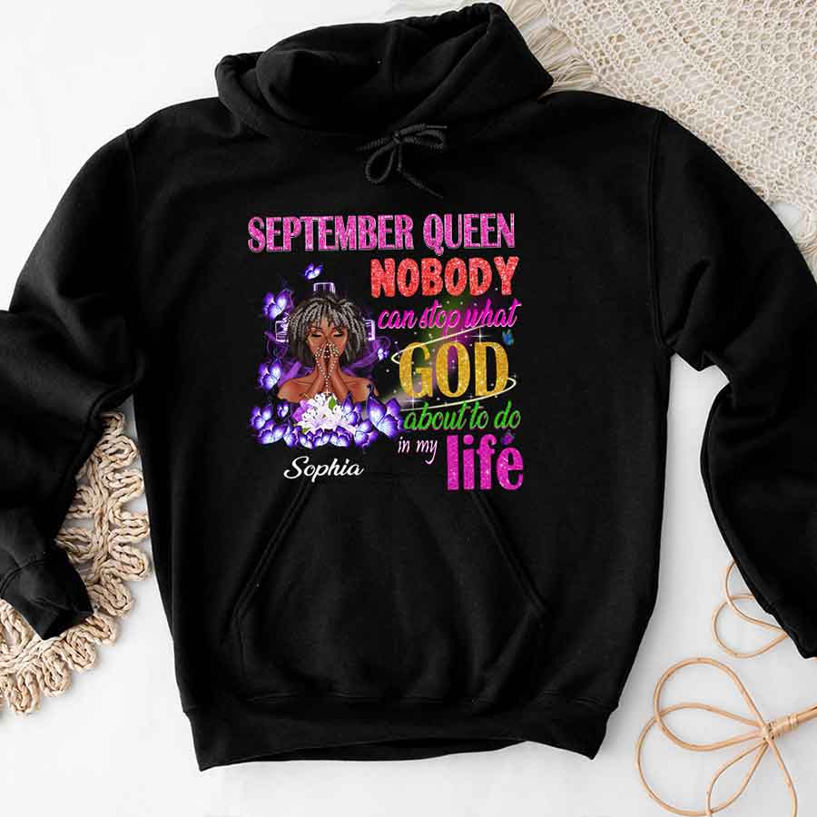 September Birthday Shirt, Custom Birthday Shirt, Queens are Born In September, September Birthday Shirts For Woman, September Birthday Gifts-YPT-HCT