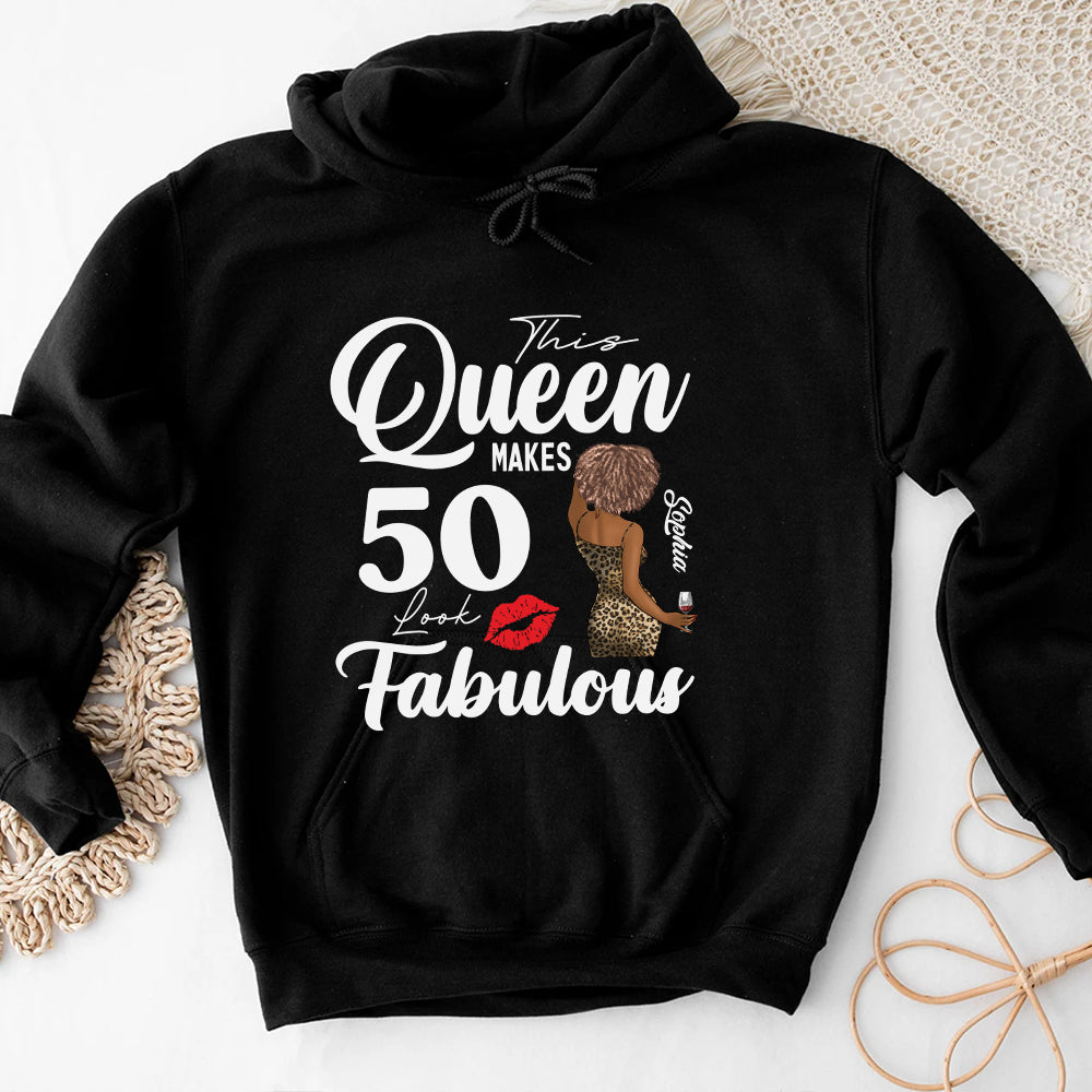 Personalized 50th Birthday Unique T Shirt For Woman, Custom Birthday Shirt, Her Gifts For 50 Years Old , Turning 50 Birthday Cotton Shirt-YPT-HCT