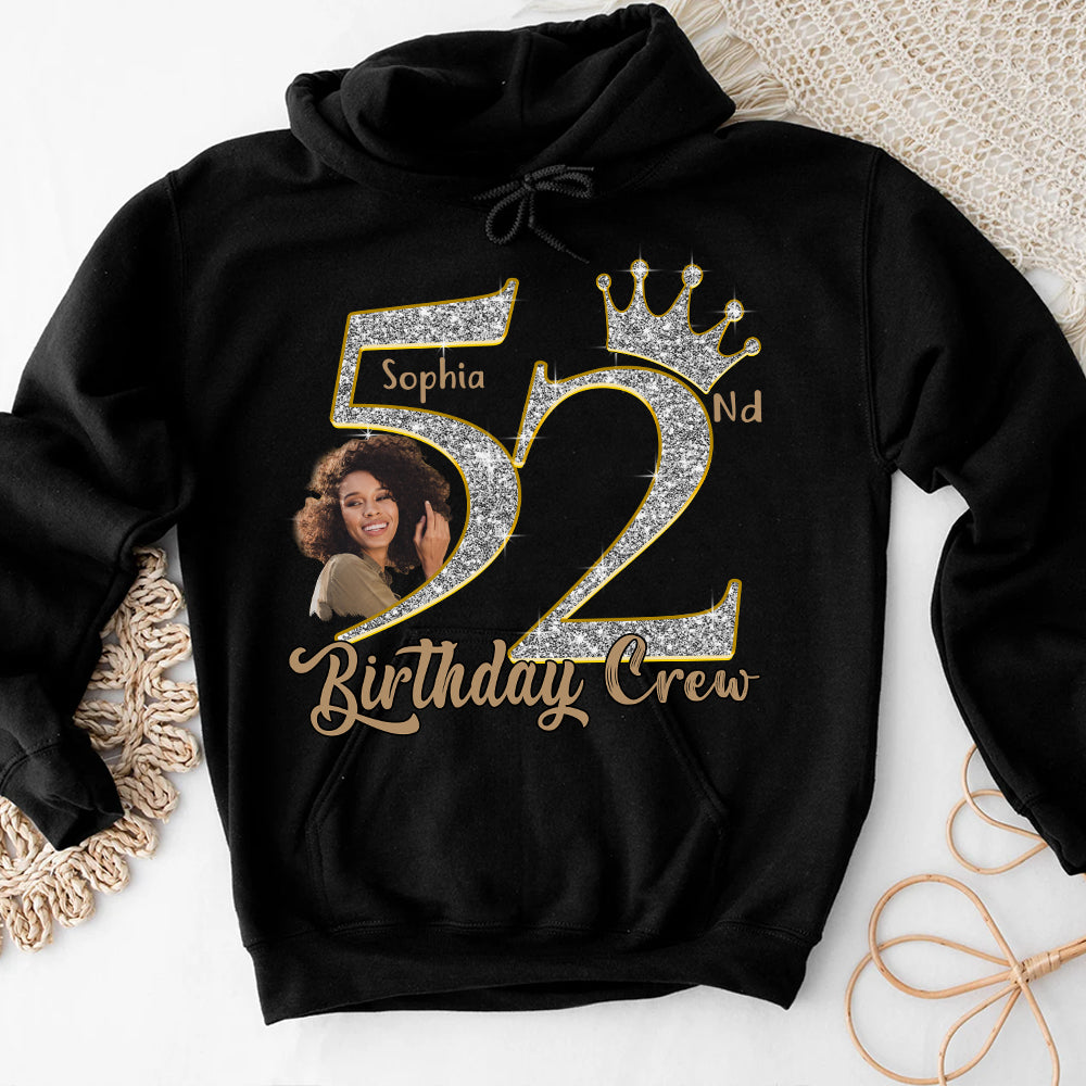 52nd Birthday Shirts, Custom Photo Birthday Shirts, Turning 52 Shirt, Gifts For Women Turning 52, 52 And Fabulous Shirt, 52nd Birthday Shirts For Her-YPT-HCT
