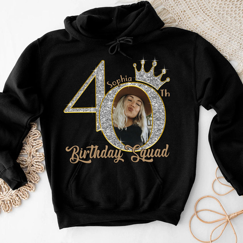 40th Birthday Shirts, Custom Birthday Shirts, Turning 40 Shirt, Gifts For Women Turning 40, 40 And Fabulous Shirt, 40th Birthday Shirts For Her-YPT-HCT