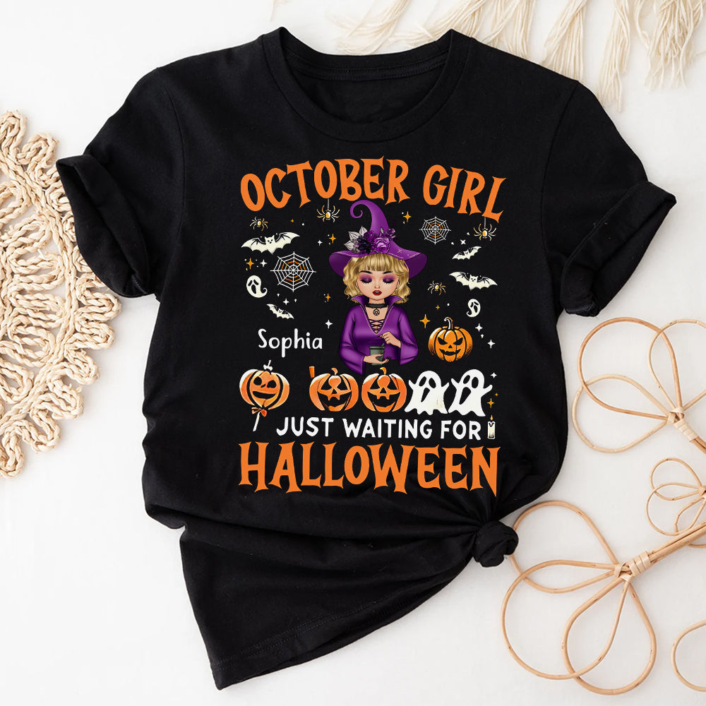 Personalized October Birthday Shirt, Custom Birthday Shirt, Queens was Born In October, October Birthday Shirts For Woman, October Birthday Gifts-YPT-HCT