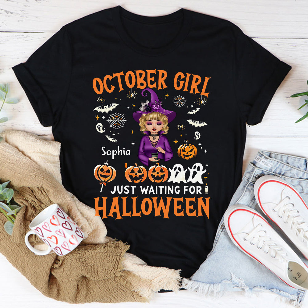 Personalized October Birthday Shirt, Custom Birthday Shirt, Queens was Born In October, October Birthday Shirts For Woman, October Birthday Gifts-YPT-HCT