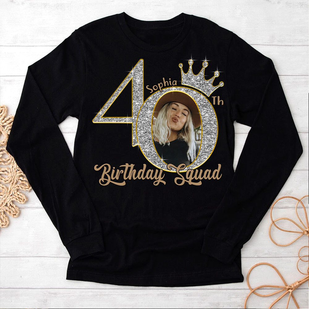40th Birthday Shirts, Custom Birthday Shirts, Turning 40 Shirt, Gifts For Women Turning 40, 40 And Fabulous Shirt, 40th Birthday Shirts For Her-YPT-HCT