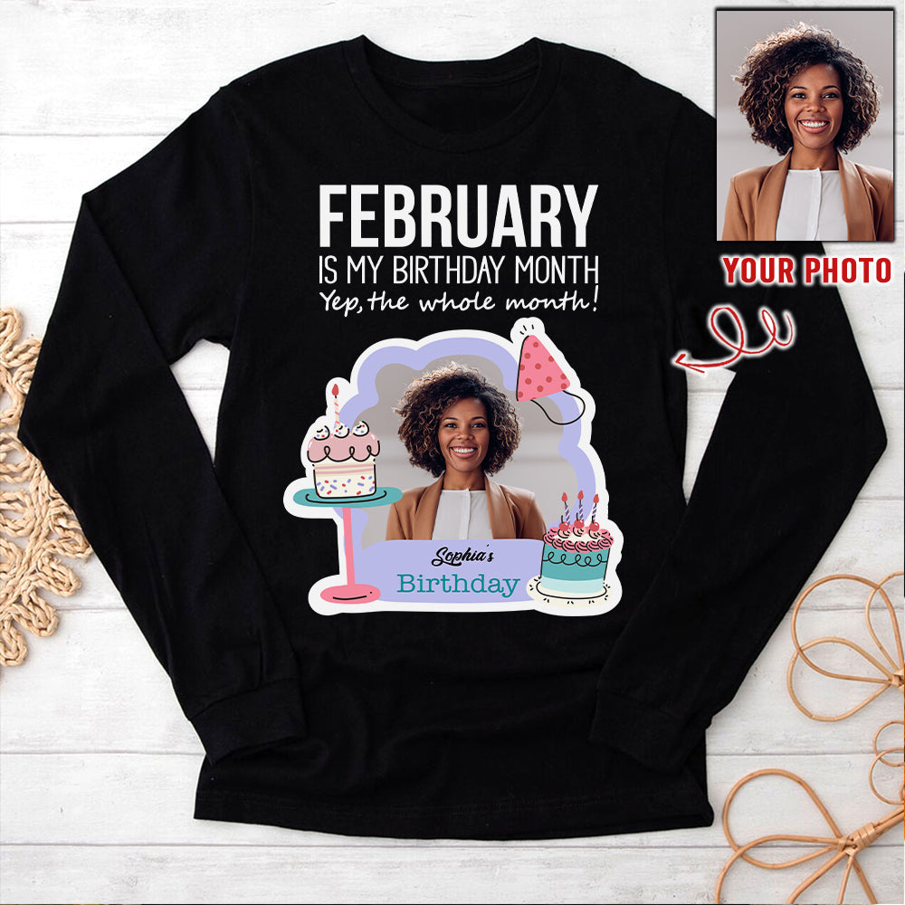Custom February Birthday Shirt For Woman, Queens Are Born In February Gifts, February Birthday Woman Shirt, February Queen Gift