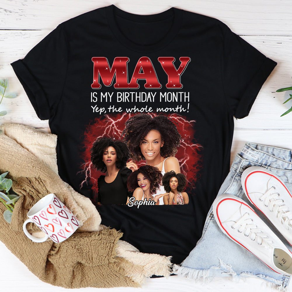 May Birthday Shirts, Custom Birthday Shirts, Gifts For May Women-HCT