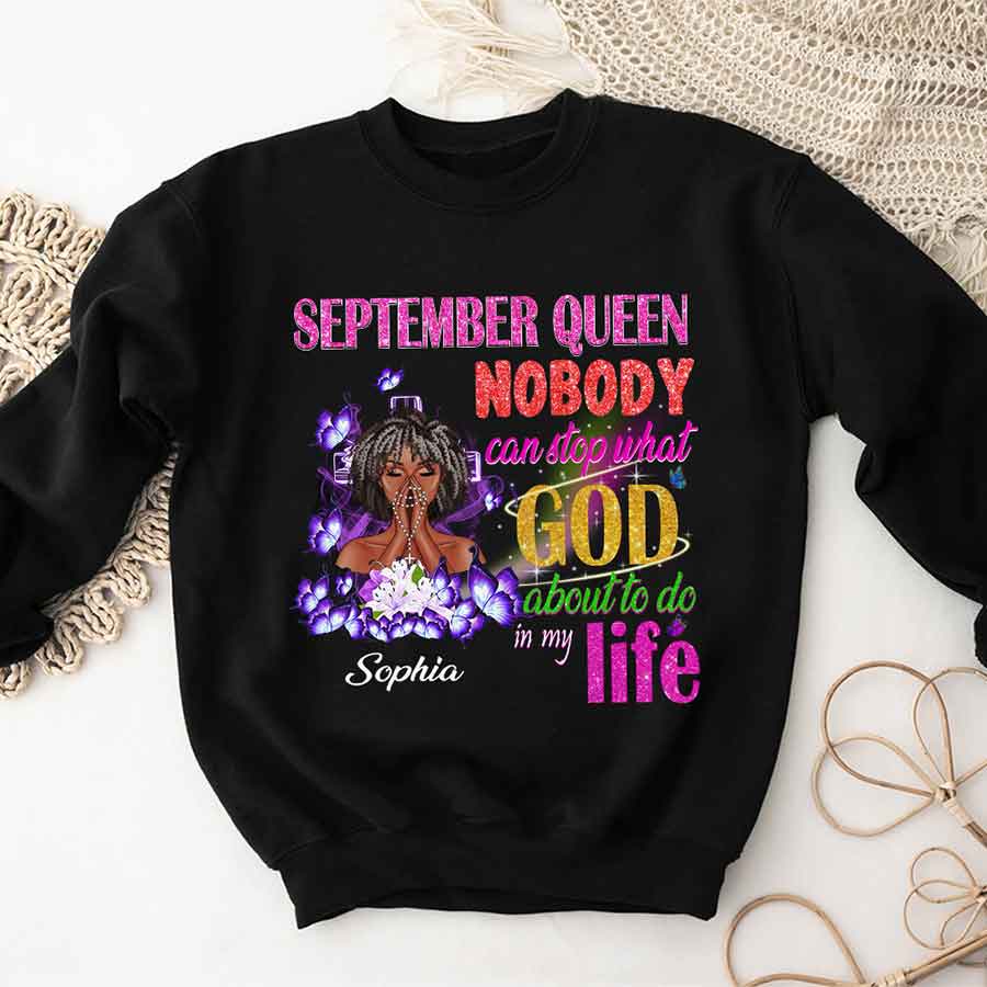 September Birthday Shirt, Custom Birthday Shirt, Queens are Born In September, September Birthday Shirts For Woman, September Birthday Gifts-YPT-HCT
