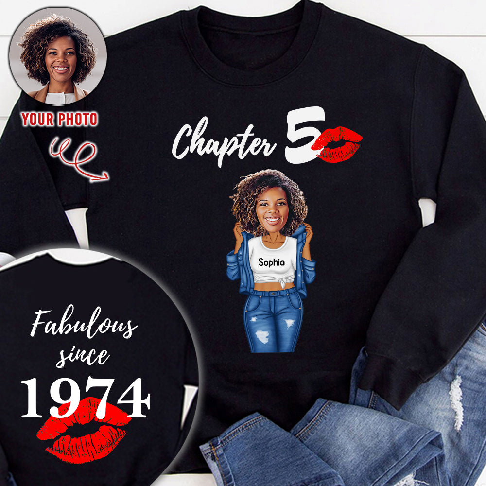 50 And Fabulous Shirt, 50th Birthday Shirts, Custom Birthday Shirts, Turning 50 Shirt, Gifts For Women Turning 50, 1974 Shirt