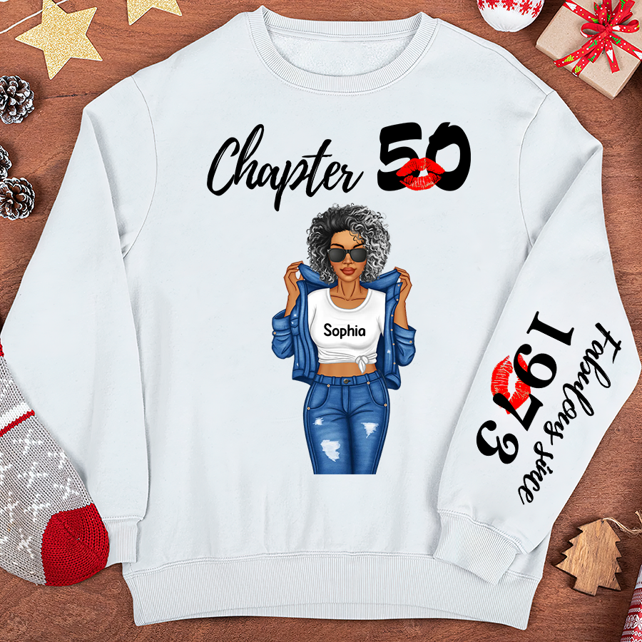 Personalised 50th Birthday Gifts, 50 And Fabulous Sweatshirt, 50th Birthday Shirt Ideas, Gift Ideas 50th Birthday Woman