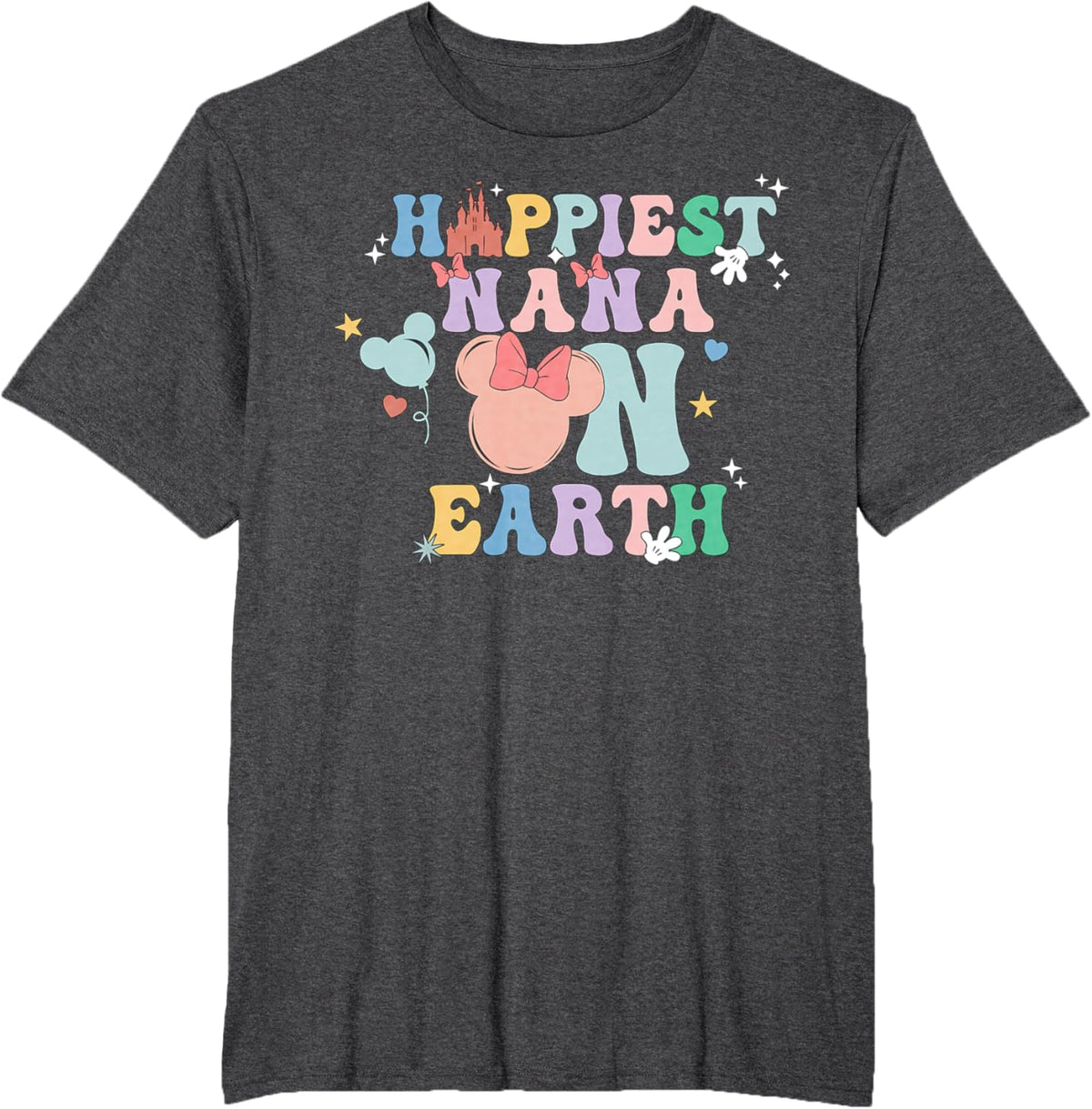 Happiest Nana On Earth Groovy Mom Mother&#39;s Day Mother Shirt