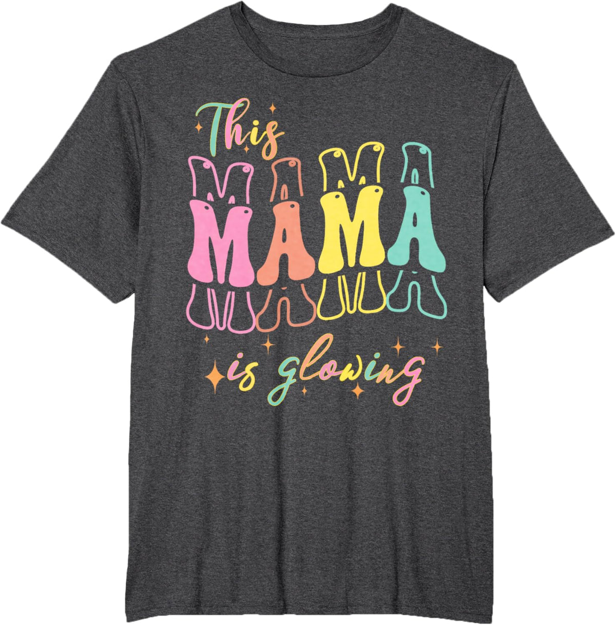 Mothers day Tee, This Mom is Glowing Mom mothers Day