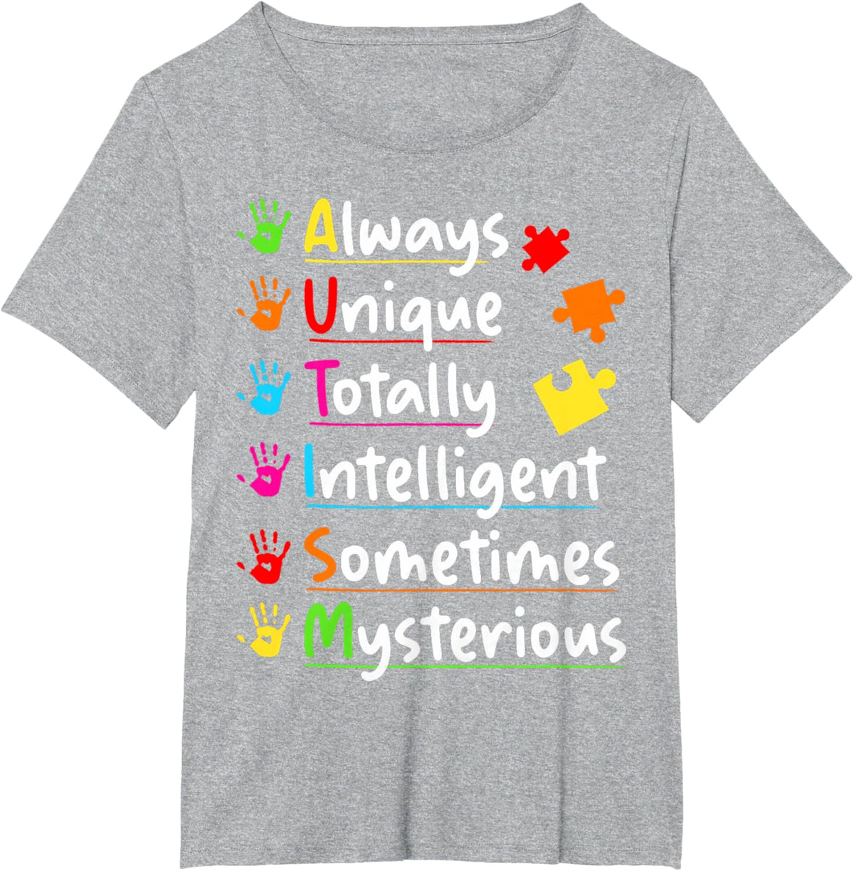 Always Unique Autism Awareness Totally Intelligent Kids