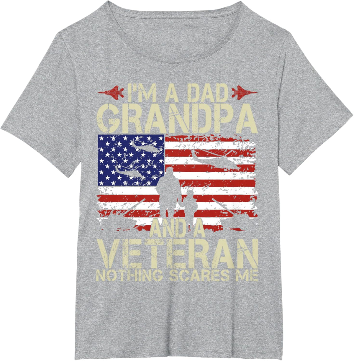 I&#39;m A Dad Grandpa And Veteran Fathers Day Papa Grandpa Gifts