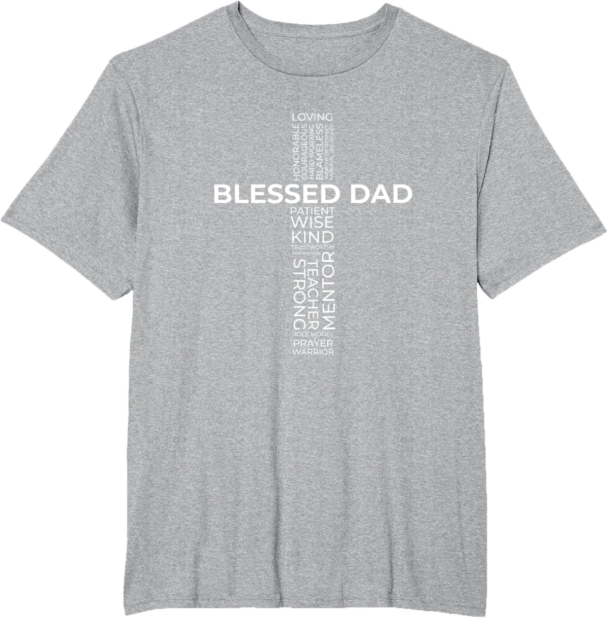 Christian Blessed Dad Cross Father&#39;s Day Shirt
