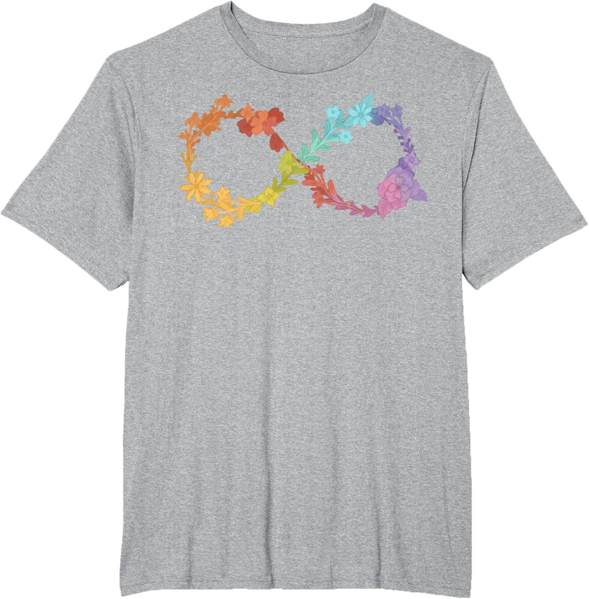 Floral Neurodiversity Infinity Symbol Autism Awareness