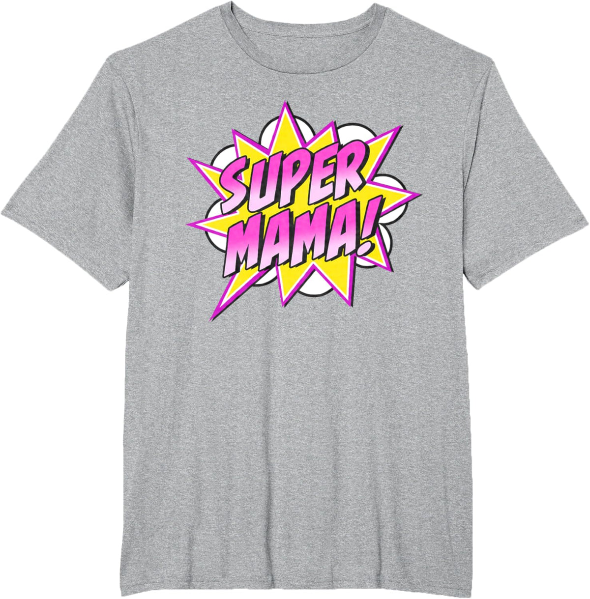 Super Mama Comic Book Superhero Mother&#39;s Day