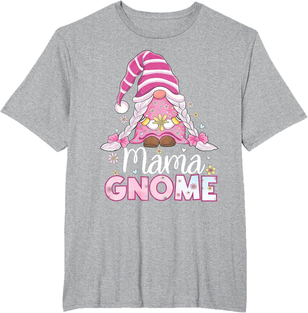 Flower For Mom Gnomies Cute Gnome Mom Happy Mother&#39;s Day