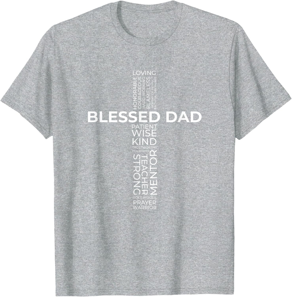 Christian Blessed Dad Cross Father&#39;s Day Shirt