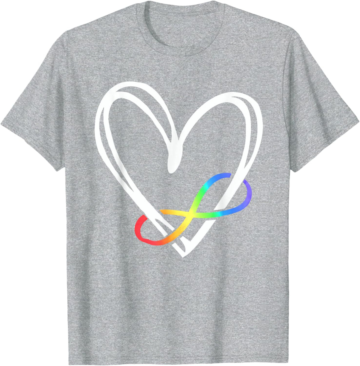 Infinity Heart Autism Awareness Love Needs No Words Tie Dye