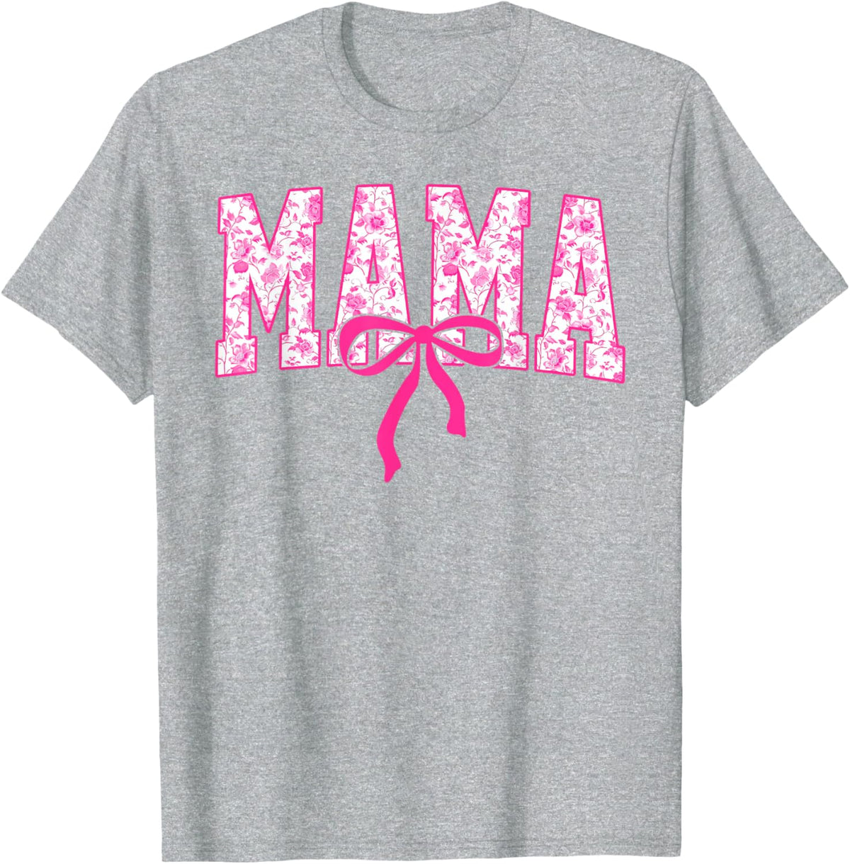 Coquette Pink Chinoiserie Mama Floral Bow Mom Mothers Day