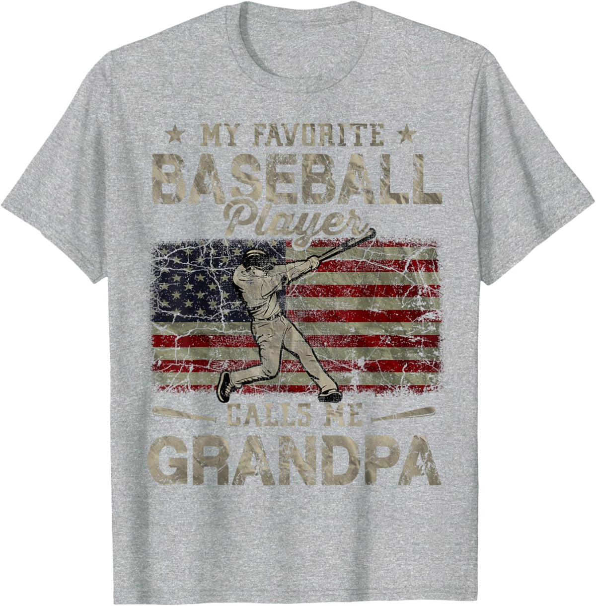 My Favorite Baseball Player Calls Me Grandpa Father&#39;s Day