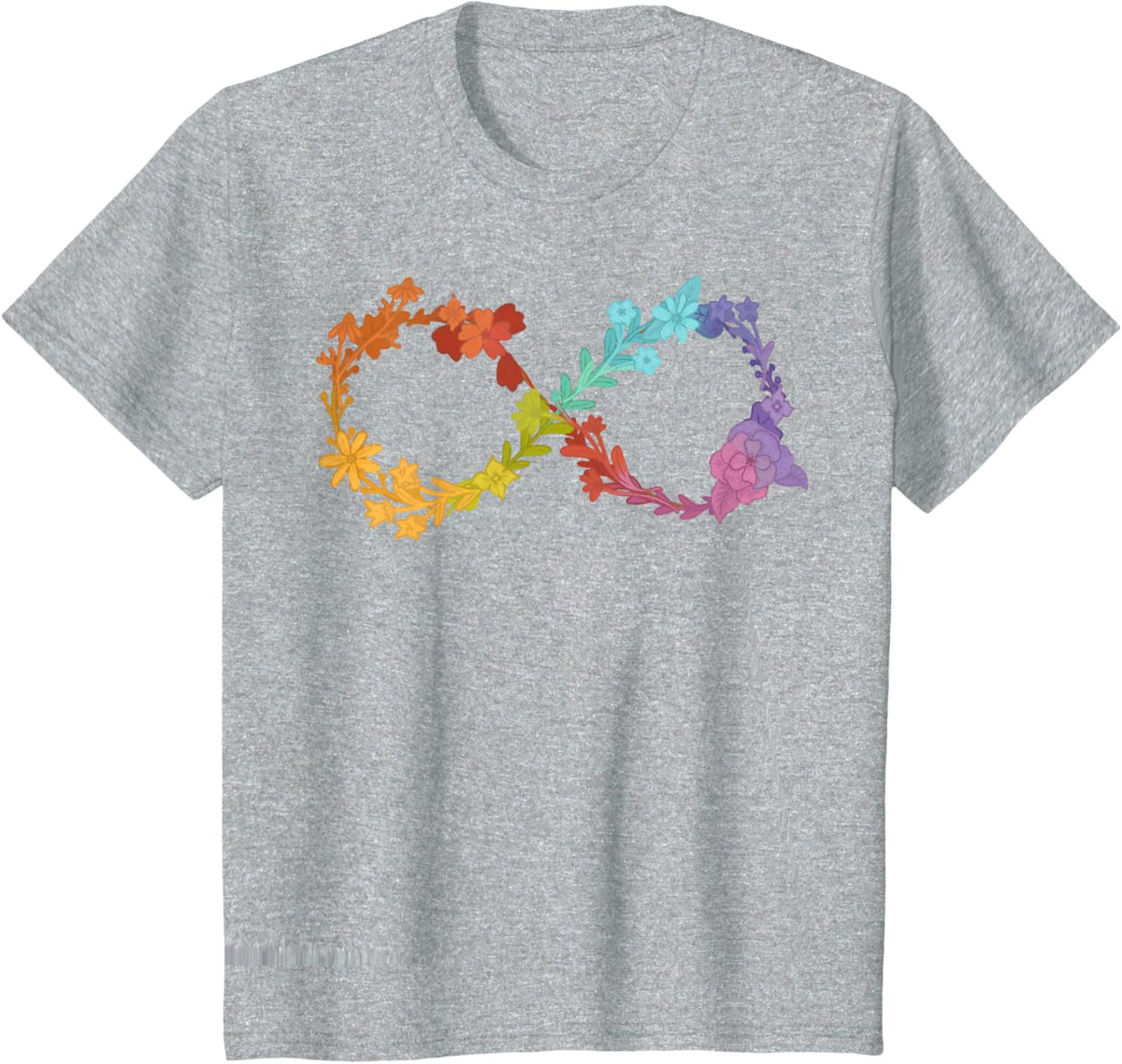 Floral Neurodiversity Infinity Symbol Autism Awareness
