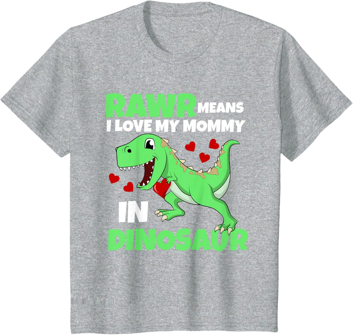 Kids I Love My Mommy Rawr Dinosaur Mom Mother&#39;s Day Toddler Boy Mother Shirt