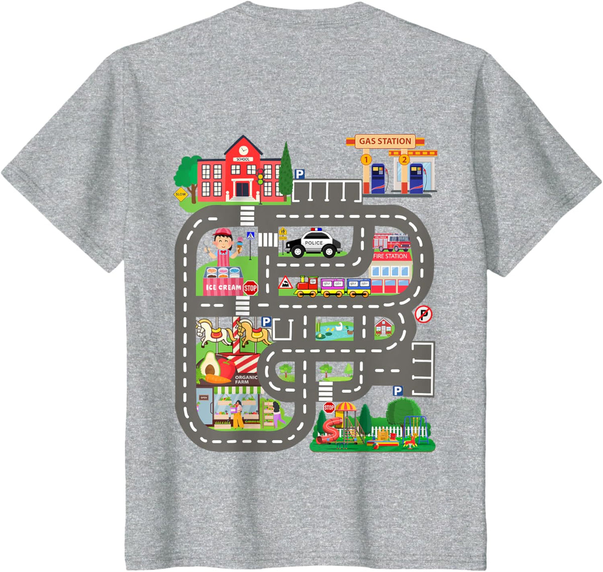 Kids Play Cars on Dad&#39;s Back Funny Father&#39;s Day Race Track