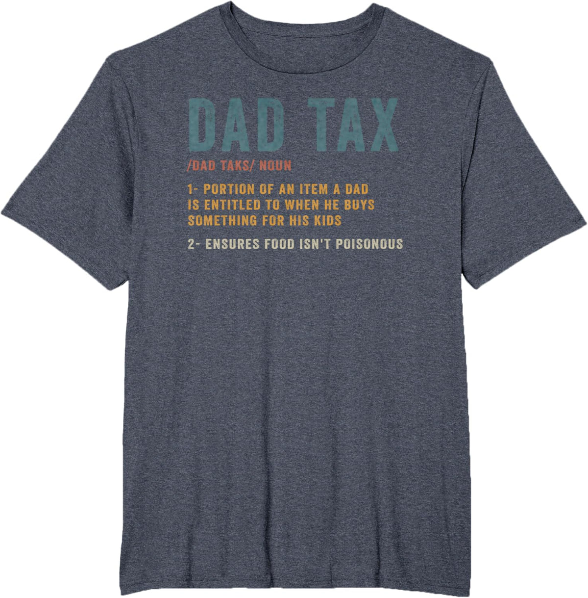 Vintage Dad Tax Definition Men Funny Father&#39;s Day