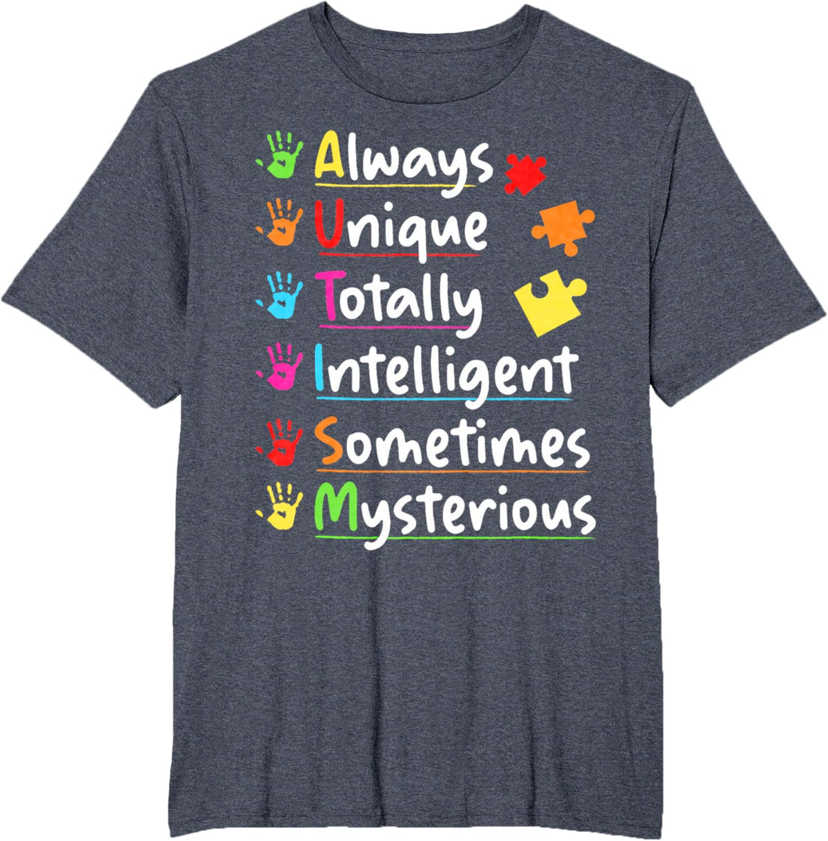 Always Unique Autism Awareness Totally Intelligent Kids