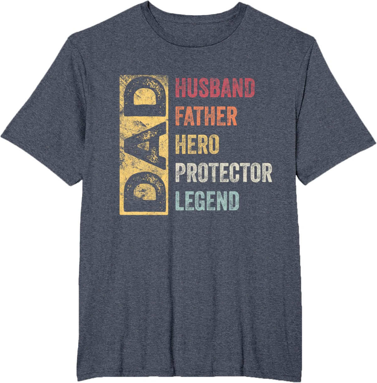 Retro Husband Father Hero Protector Legend Father Day Dad