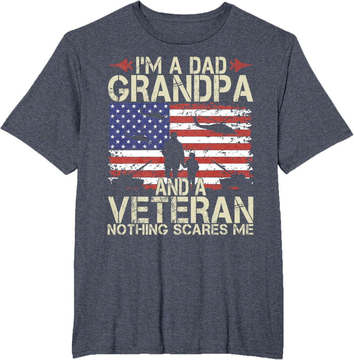 I&#39;m A Dad Grandpa And Veteran Fathers Day Papa Grandpa Gifts