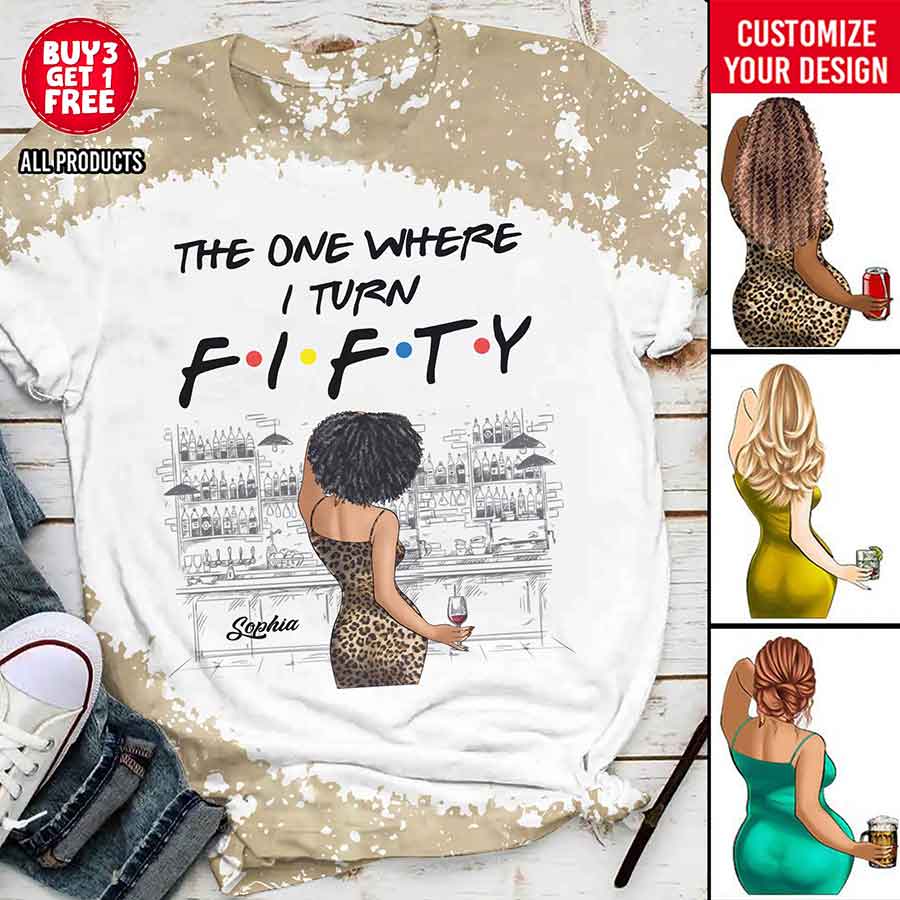 50th Birthday Shirts, Custom Birthday Shirts, Turning 50 Shirt, Gifts For Women Turning 50, 50 And Fabulous Shirt-YPT-HCT