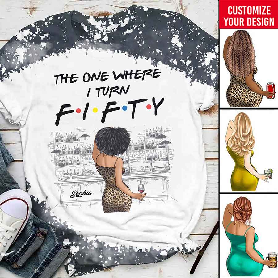 50th Birthday Shirts, Custom Birthday Shirts, Turning 50 Shirt, Gifts For Women Turning 50, 50 And Fabulous Shirt-YPT-HCT