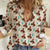 Horse Cowboy Pattern Casual Shirt For Woman
