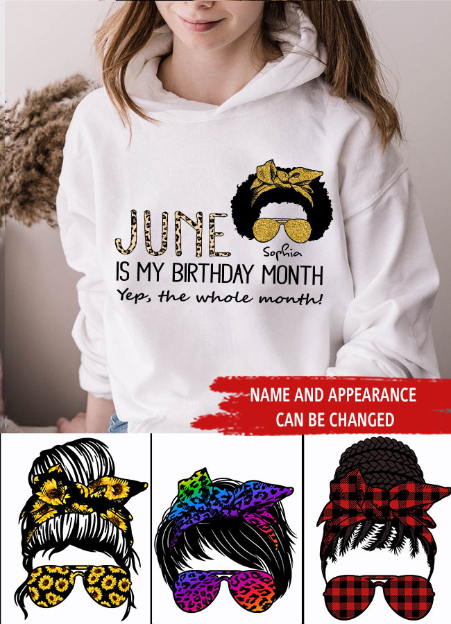 June Birthday Shirt, Custom Birthday Shirt, Queens Are Born In June, June Birthday Shirts For Woman, June Birthday Gifts