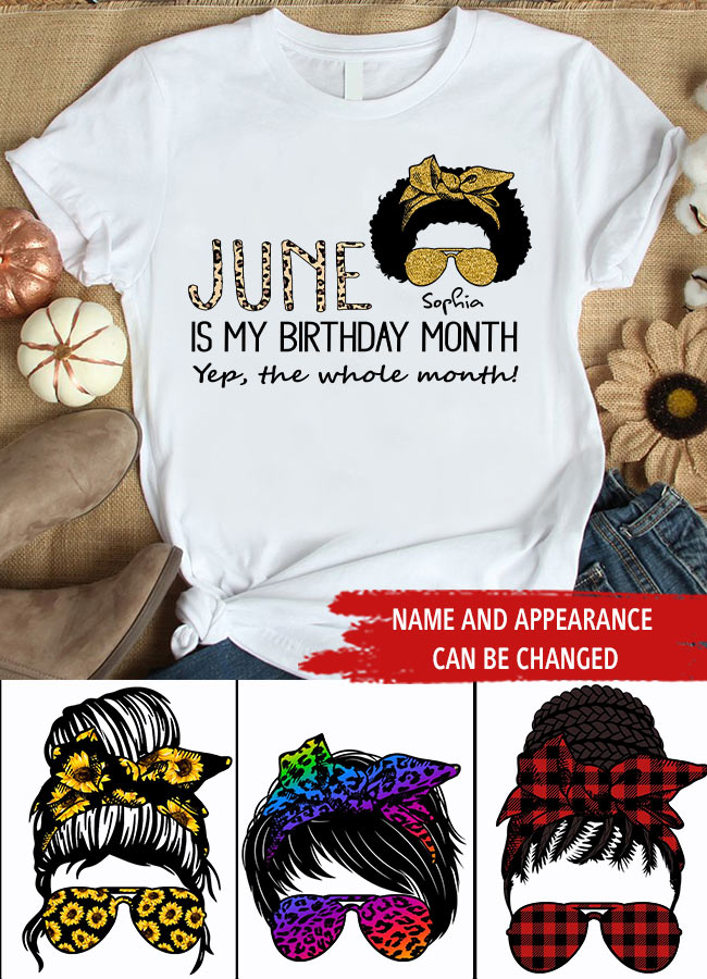 June Birthday Shirt, Custom Birthday Shirt, Queens Are Born In June, June Birthday Shirts For Woman, June Birthday Gifts