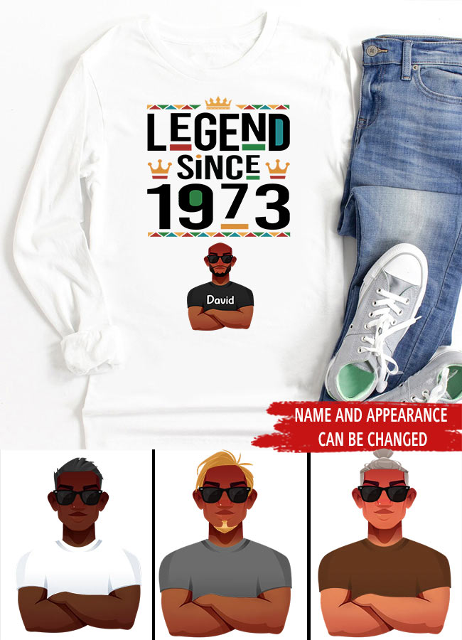 Custom Birthday Shirts, Turning 50 Shirt, Gifts For Men Turning 50, 50 And Fabulous Shirt, 1973 Shirt, 50th Birthday Shirts For Him