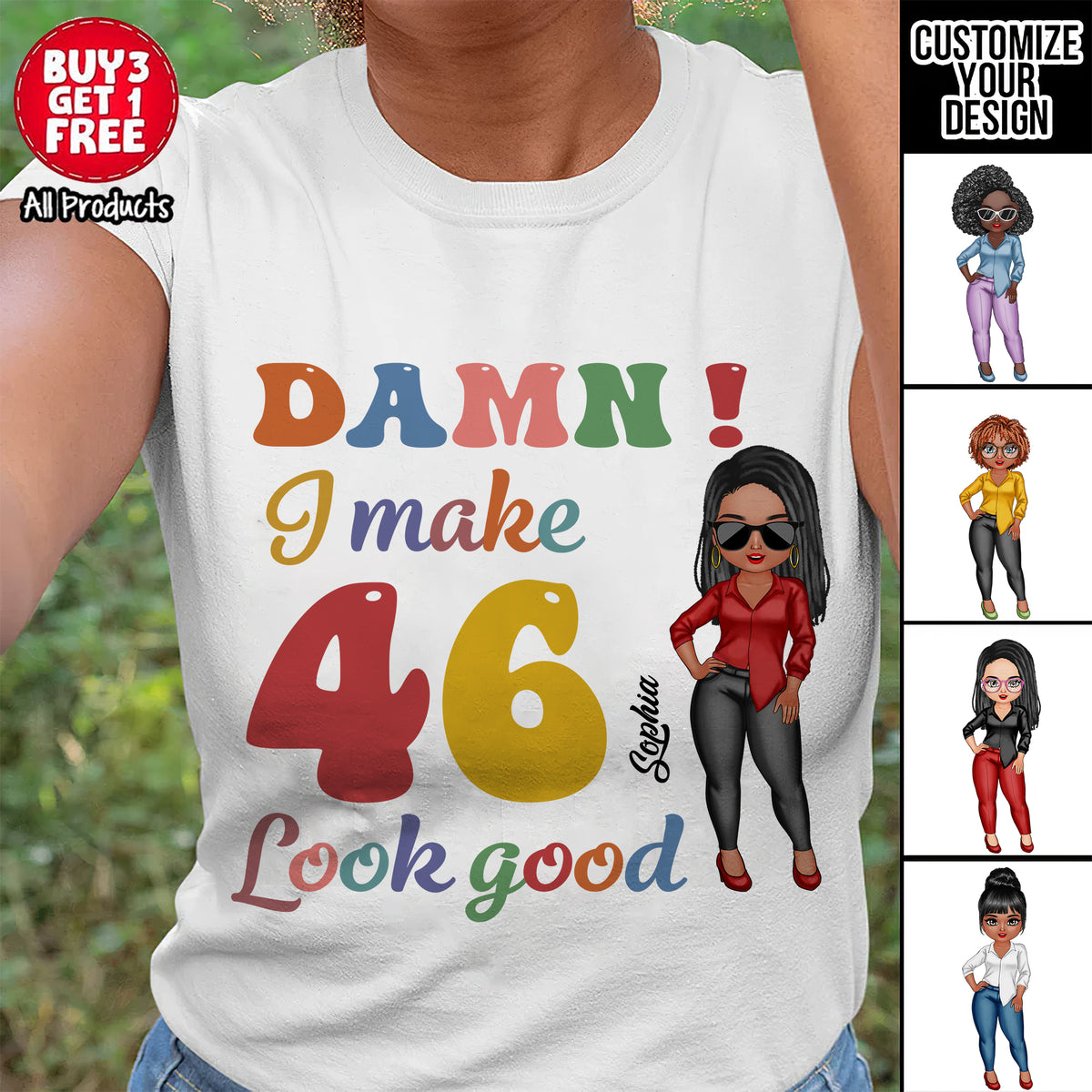 46th Birthday Shirts, Custom Birthday Shirts, Turning 46 Shirt, Gifts For Women Turning 46, 46 And Fabulous Shirt, 1978 Shirt - ALK