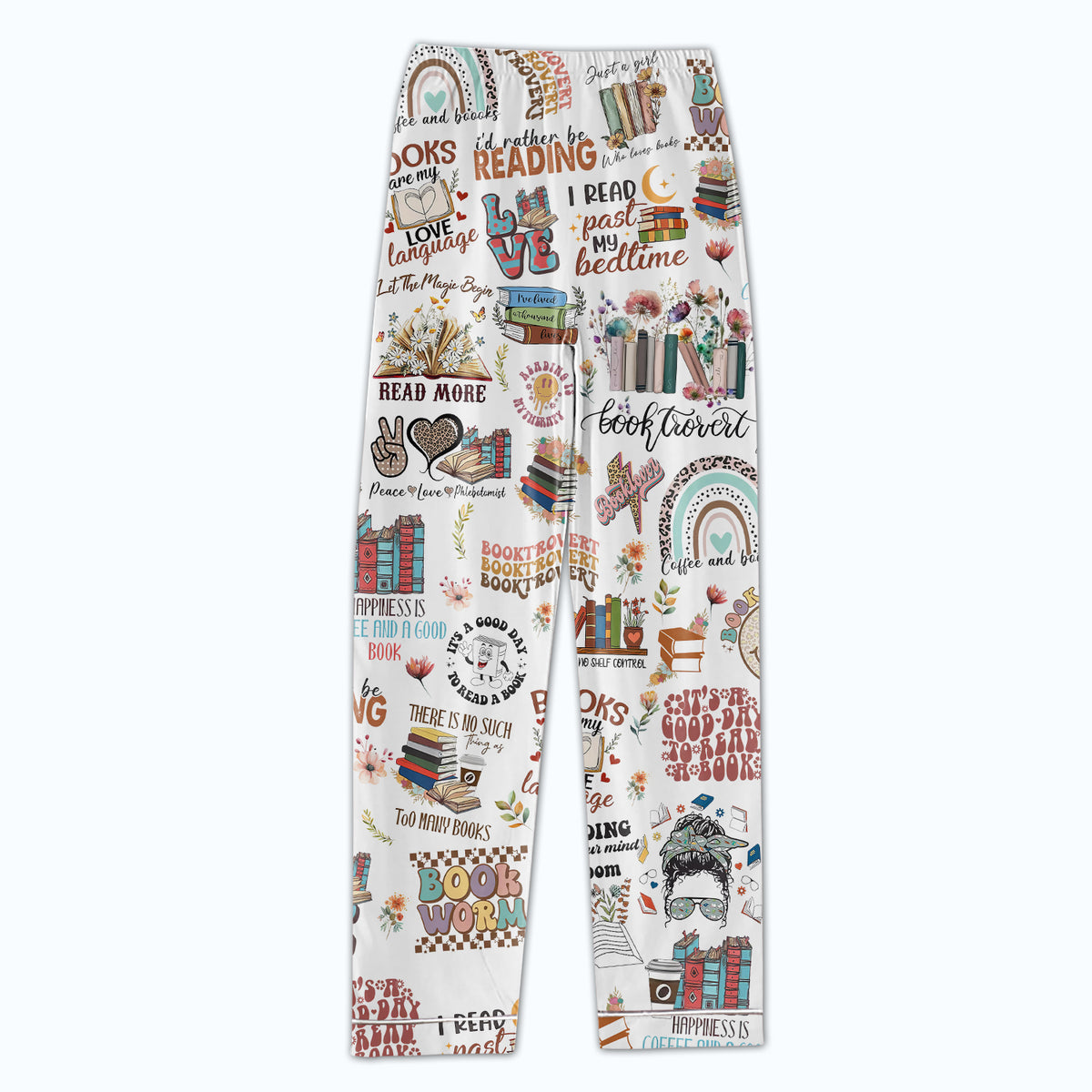 Personalized Women&#39;s Pajama Set, Gift For Book Lovers