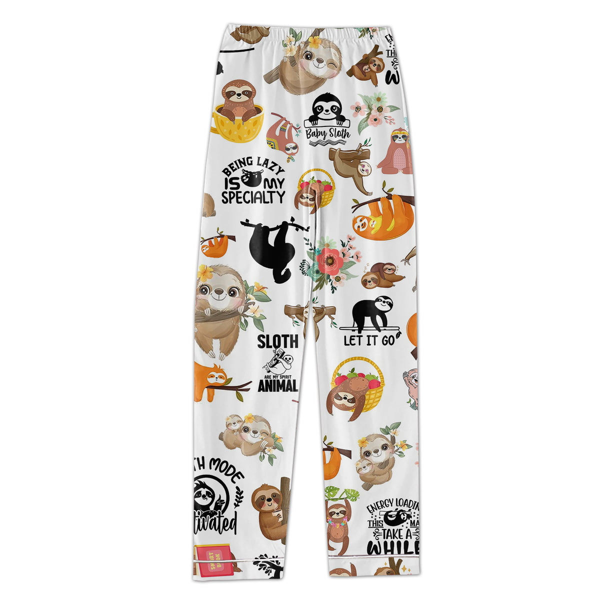 Premium Pajamas Set - Gift For Sloth Lovers