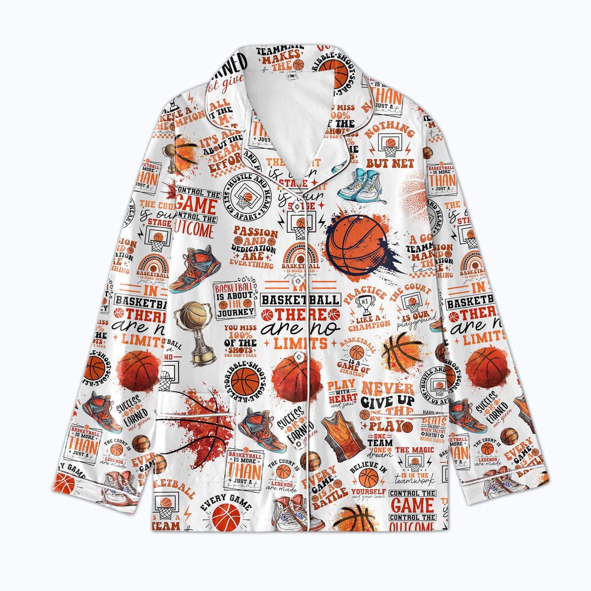 Personalized Women&#39;s Pajama Set, Gift For Basketball Lovers