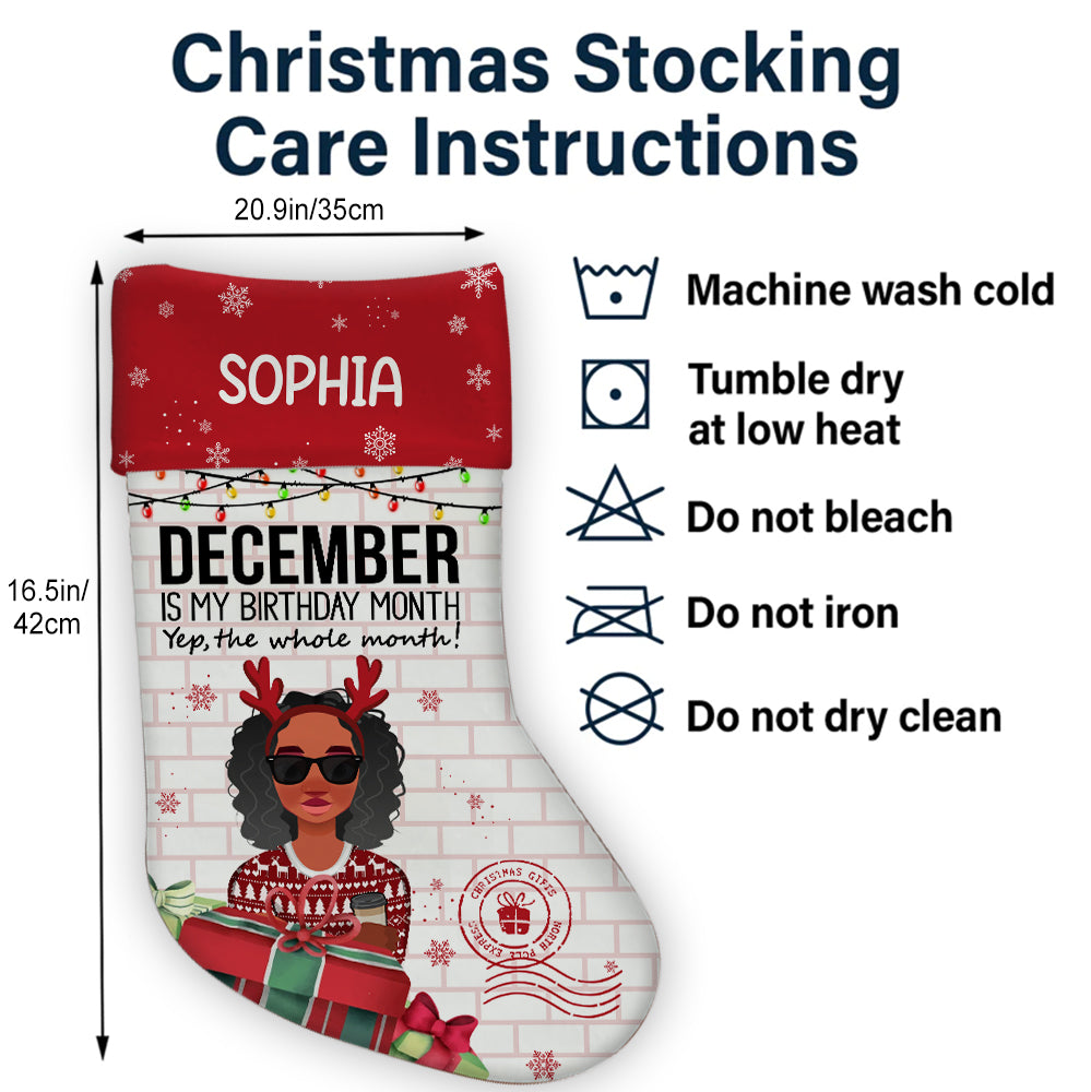 Christmas Socks, December Birthday Gifts, Christmas Gift For December Queens