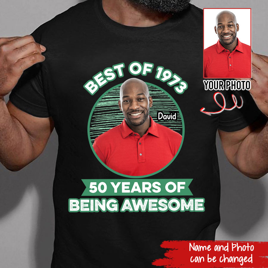 Personalized Birthday T Shirt, Chapter 50, Fabulous Since 1973 50th Birthday Unique T Shirt For Man
